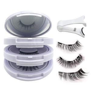 Magnetic Eyelashes with Applicator,Reusable Magnetic Eyelashes Natural Look,Easy to Wear Reusable Soft Lashes kit No Glue Needed(Natural+Fuller+Simple)
