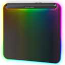 BladeHawks BX10 RGB Full Backlight Gaming Mouse Pad, 6 Lighting Modes & Colors, USB 2.0 & Type-C Ports, Detachable Type-C Cable, Micro-Textured Surface, Non-Slip Base (13.4 * 12.2'')  Ideal Desk Mat