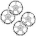 OCPTY Corrosion-Free & Sturdy OEM Replacement 4 Pack Easy Installation Silver 14" Wheel Cover