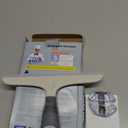 MR.SIGA Multi-Purpose Silicon Squeegee for Window, Glass, Shower Door, Car Windshield, Heavy Duty Window Scrubber, Includes Suction Hook, 10 inch, White & Gray, 1 Pack