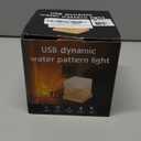 Ocean Wave Projector Light, 16 Colors Luminorthe Cube Lamp, 3D Holographic Water Ripple Lamp with Remote Control, Night Light for Bedroom, Home, Party Mood Lighting