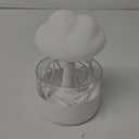 Cloud Rain Humidifier for bedroom with Soothing Rain Sounds - Bedroom Sleep Aid, Waterfall Night Light, Mushroom Design Air Moisturizer for bedroom and living room (White)