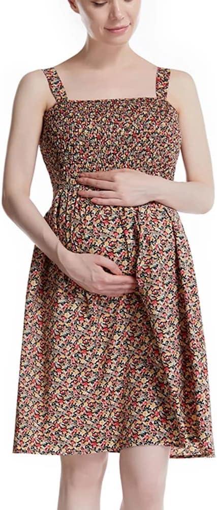 Fall Floral Maternity Dress Baby Shower Dress, Gender Reveal Dress, Pregnancy Must Haves That Works as a Casual Maternity Dress or Formal Maternity Dress, Soft Breathable Fabric (Black Floral (Large)