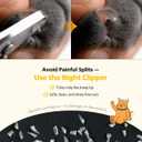 [PETHROOM] Cat Nail Clipper Trimmer for Indoor Cats with Circular Cut Hole (2mm) | Premium Sturdy Stainless Steel Blade Cat Claw | Safe, Easy, Accurate, Quiet & Fast | Avoid Overcutting
