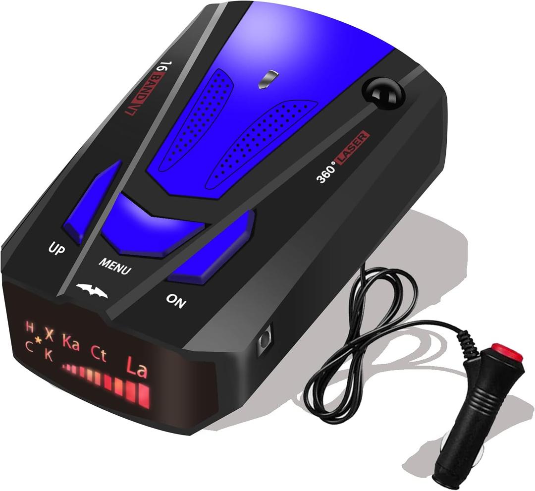 2026 Newly Radar Detector with Mute Memory, City/Highway Mode, Long Range Tracking, LED Display, Ideal Gift for Cars1105-5