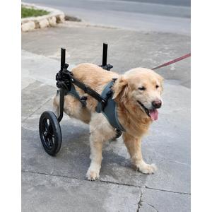 Adjustable Large Dog Wheelchair for Back Legs, Upgraded Wheel, Disabled Pets, Leg Brace, Mobility Aid for Large Pets, Hind Limb Rehabilitation, Older, Disabled (XXL(Chest 32.7-37.8in))