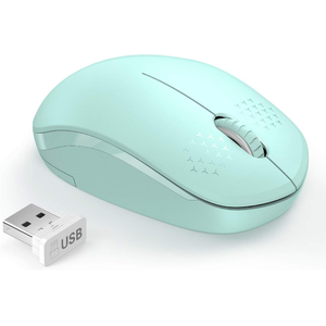 seenda Wireless Mouse for Laptop, 2.4G Noiseless Mouse with USB Receiver - Optical Tracking Portable Computer Mice for Chromebook, PC, Tablet, Windows System, 24 Months Battery Life - Purple