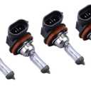 4pcs Halogen Lamp Bulb 55W 12V H11 PGJ19-2 Car Headlight Fog Driving Light Compatible With