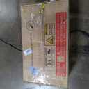 DWVO Vanity Desk with LED Lighted Mirror and 3 Lighting Modes, L-Shaped Corner Vanity Table, 48" Large Dressing Table with 5 Tempered Glass Drawers with Open Storage Shelves, White