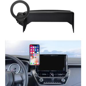 MaserWeller Car Phone Holder for 2020-2026 Toyota Corolla 2022-2026 Corolla Cross Accessories 8-inch Screen Fixed Clip, 360 Rotation Phone Mount Compatible with MagSafe, Cell Phone Holder