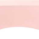 Spandex Table Cover for 6Ft or 4fT or 8ft Table Universal Fitted Stretch Tablecloth for Party, Banquet, Wedding and Events-Blush Pink