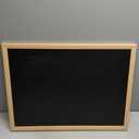 U Brands Chalkboard, 18" x 24" Inches, Light Birch Wood Frame (310U00-01)