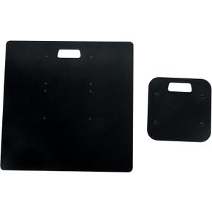 Rockville Top+Bottom Totem Plates for RTP33-TV (Turn Your Stand Black)