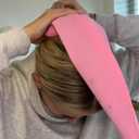 2 x Waterproof Hair Sleeve for Long Hair - Reusable Adjustable Washing Shower Cap Ponytail Protects Styled Hair Locs Braids, Quick Root Refresh for Shower Gym Travel Pool Beach, Time Saver (1pc)