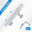 3 x Premium Easy-Out Stripped Screw Extractor Set High-Quality Carbon Steel Tool Set, Suitable for 1/2" to 1" Damaged Screws, Broken Water Pipes and Bolts, an All-in-One Removal Tool Set
