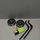 Kids' Bicycle Training Wheels Flash Mute Heavy Duty Rear Wheel with Stabilizers Mounted (for 12 14 16 18 20 inch Kids Bike) 1 Pair + 1 Reflective Tape + 2 Reflective Arm Bands