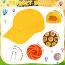 Scout Costume Set, Wilderness Explorer Costume Scout Accessories with Hat Sash Scarf for Adults Men Women (3PCS)