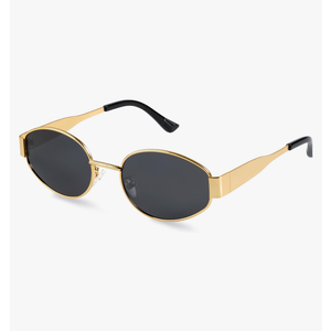 livho 2025 Trendy Oval Sunglasses - Stylish Polarized Shades for Everyday - Retro Metal Frames