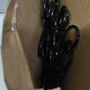 24 PCS S Hooks for Hanging with Safety Buckle, 3.5 inch Heavy Duty Metal S Shaped Hooks for Kitchen Utensil, Cups, Pots, Plants, Bags, Hats (Black)
