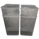 4 Pack Extra Large Flour Sugar Storage Containers 6.5L