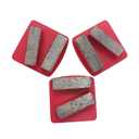 Redi-Lock Concrete Floor Preparation Disc, Diamond Metal Grinding Shoes, Double Bar Segs Compatible for Husqvarna Grinder, 16 Grit Soft Bond, 3PCS