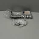 Longzon 5-in-1 Knife Sharpener [4 Stage] with a Pair of Cut-Resistant Glove,Original Premium Polish Blades, Best Kitchen Knife Sharpener Works for Fruit and Steel Knives, Scissors(Black+Silver)