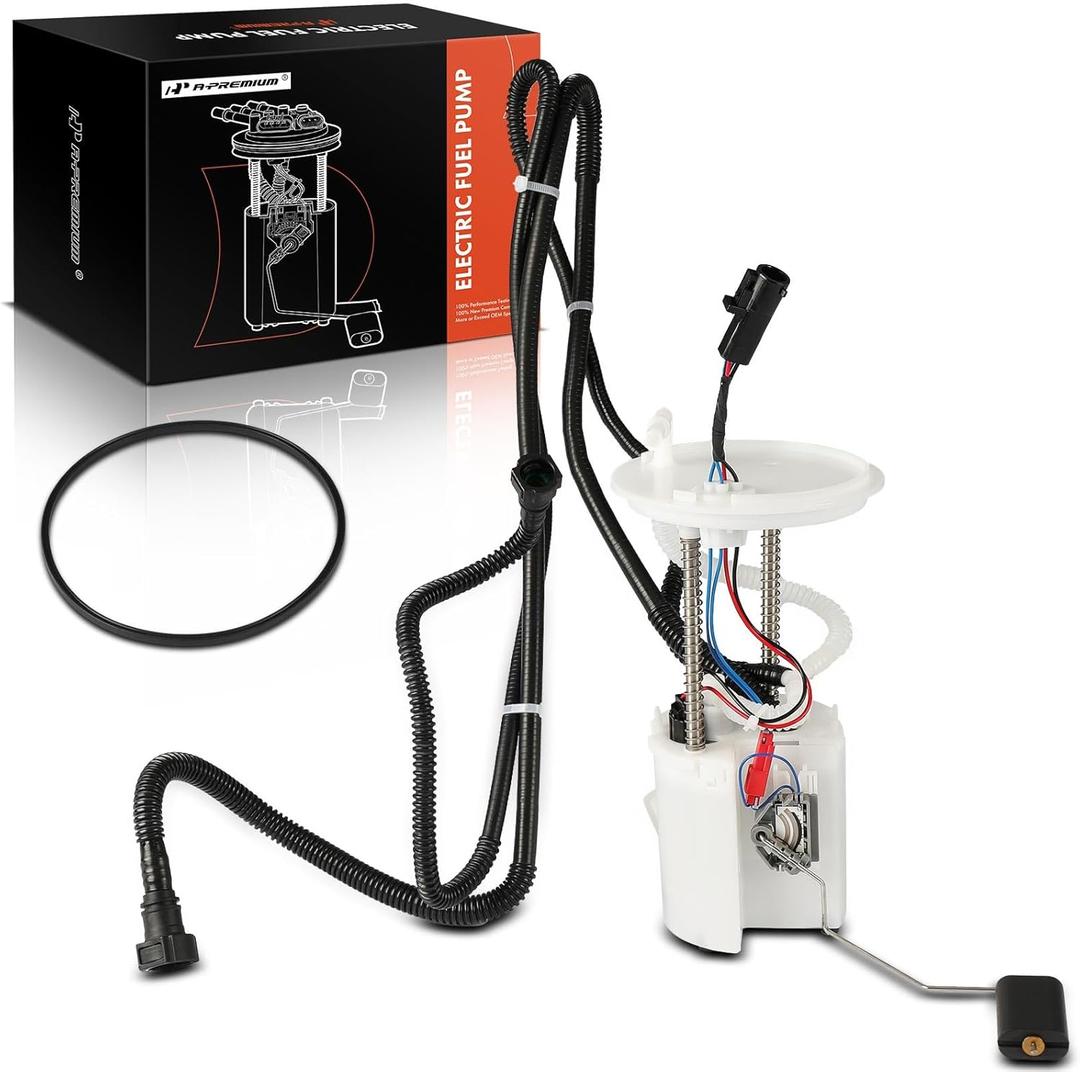 A-Premium Electric Fuel Pump Module Assembly with Sending Unit Compatible with Ford Thunderbird 3.9L & Lincoln LS 2003-2005 3.0L 3.9L, Right, Gas, Replace# 3W4Z9H307AA