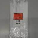 SHEEP&SHEEP White Zip Ties 12 Inch(100 Pieces), Heavy Duty Self-Locking Nylon Cable Ties, 120LBS Tensile Strength, Ideal for Indoor & Outdoor Use