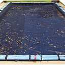 Blue Wave 25-ft x 45-ft Rectangular Leaf Net In Ground Pool Cover