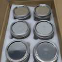 WELLIFE Wide Mouth Mason Jars, 6 Pack Mason Jars 32 oz for Pickling, Canning, Fermenting and Food Storage, Microwave & Dishwasher Safe