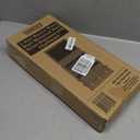 Comfify Rustic 2-Slot Mail Sorter Organizer for Wall with Chalkboard Surface & 3 Double Key Hooks - Wooden Wall Mount Mail Holder Organizer  Entryway Made of Paulownia Wood - Torched Brown