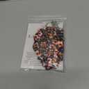 Lanyardio Stretchy Scrunchie Lanyard for ID Badges Keys, Cute Teacher Lanyard for Women with 2 Card Holders 19.6 Inch (Pink Flowers)