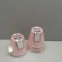 Royal Designs, Inc. CS-1058-5PNK-6 Designer Mushroom Pleat Empire Chandelier Lamp Shade, 3 x 5 x 4.5, Pink, 6-Pack