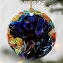 Black Labrador Retriever Ornaments, Dog Christmas Ornaments: Christmas Tree Decorations, Holiday Decor, Stocking Stuffers, Gift Ideas, Xmas Gift, Dog Lover Gifts & Pet Lover Gifts