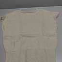 Milumia Women's Fuzzy Crop Tops Khaki X-Small