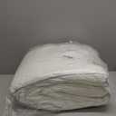 ECOCOTT White Duvet Cover King Size, 100% Washed Cotton 1 Duvet Cover with Zipper and 2 Pillowcases, Ultra Soft and Easy Care Breathable Bedding Set (White, King) (White (No Comforter))