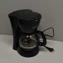 Elite Gourmet EHC4128 Automatic 4-Cup Brew & Drip Coffee Maker with Pause N Serve, Glass Carafe, Reusable Filter, On/Off Switch, Keep Warm, Water Level Indicator, Black