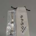 My Pretty Strap - Compatible Apple Watch Band Strap, Stainless Steel Fashion iWatch Replacement Strap- Easy Resizing, No Tool Needed, Fits Most Wrists- Compatible with Series 1-11, SE and Ultra (Series 1-3 - 42MM), Classic Vogue Starlight)