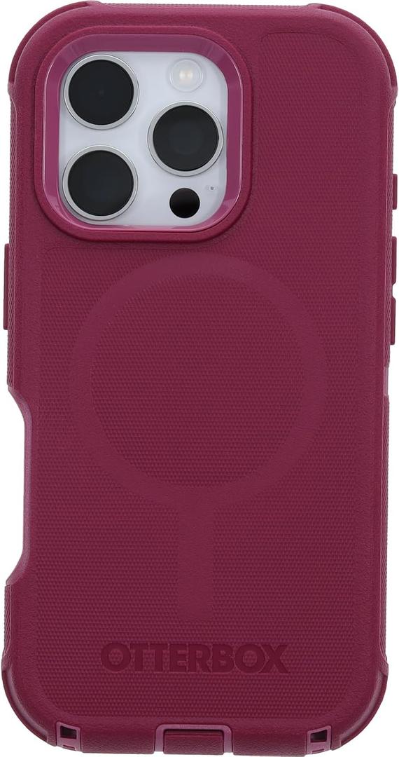 OtterBox iPhone 16 Pro Defender Series Case - Foxberry Pink