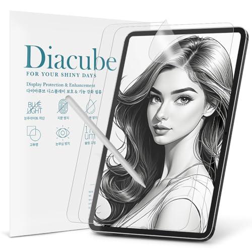 Diacube [2 Pack Paperfeel Screen Protector For iPad Pro 11 inch M5 (2025) / M4 (2024), Anti-Glare Matte PET Film for Drawing and Writing Like on Paper, High Touch Sensitivity, Easy Installation