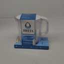 Brita Small 6 Cup Denali Water Filter Pitcher with 1 Brita Standard Filter, Made Without BPA, Bright White