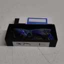 ANYLUV Blue Light Blocking Glasses Men Computer Gaming Glasses Lightweight Al-Mg Metal Anti Eyestrain Eye Protection