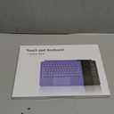 Foeytaody Keyboard for Microsoft Surface Pro 12 inch (2025), Bluetooth Wireless Magnetic Keyboard with Multi-Touch Trackpad, Rechargeable Battery, 7-Color Backlit, Smart Sleep/Wake (Black)