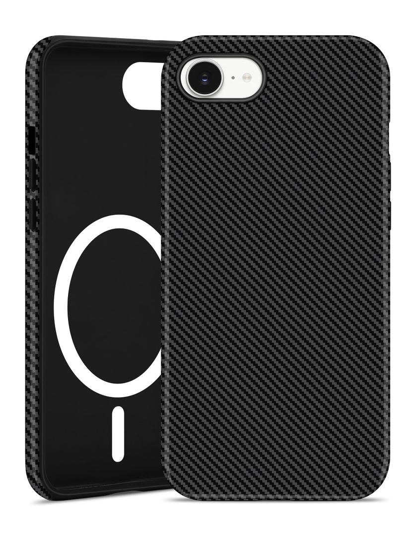 Jusy Compatible with Magsafe Phone Case for iPhone 13/14, Minimalist Design iPhone Cover with Wireless Charging（Matte） - Black