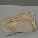 decorUhome Spring Chenille Soft Cozy Throw Pillow Covers 22x22 Set of 2, Modern Farmhouse Boho Velvet Decorative Euro Sham Pillow Cases with Stitched Edge for Couch Sofa Bed Home Decor, Beige