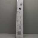 Garwarm Modern Ceiling Light Track Lighting Fixtures, 48.4 Inch Dimmable LED Kitchen Ceiling Light with Remote 6-Light Black LED Chandelier for Dining Room Bedroom (Black/72W/L123CM)