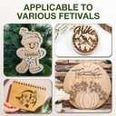 Rowood 4 Pack Birch Plywood 1/4,12x12x1/4inch,Birch Plywood 6mm Wood Sheets Thin Unfinished Wood for Laser Cutting and Engraving,DIY Adult Craft Project Kits for Ornaments, Models Drawing