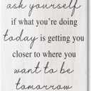 Stupell Industries Where You Want To Be Phrase Canvas Wall Art, Design by Lil' Rue (16L" x 20W")
