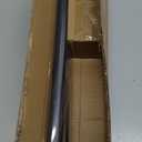 Industrial Curtain Rods for Windows 28 to 48 Inches, Blackout Wrap Around Curtain Rod, for Indoor and Outdoor, 7/8 Inch Diameter, 33 to 45 Inches, Black