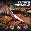 DRAGON RIOT Steak Knives Set of 4 Serrated Edge Steak Knife Set Japanese Stainless Steel Dinner Knife Diswasher Safe Steak Knives with Box